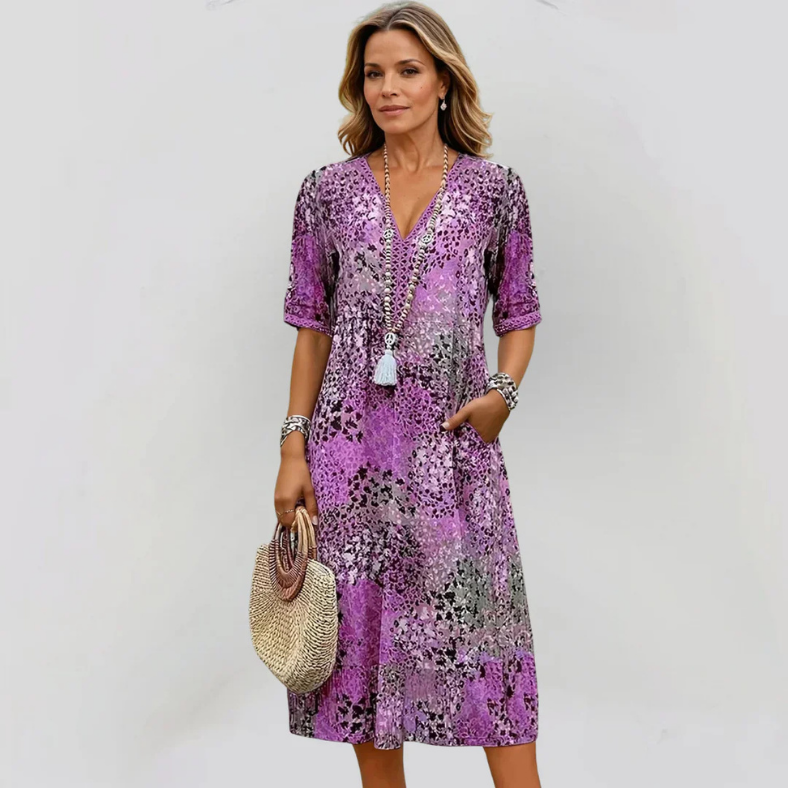 Clara | Vestido vivo de longitud media