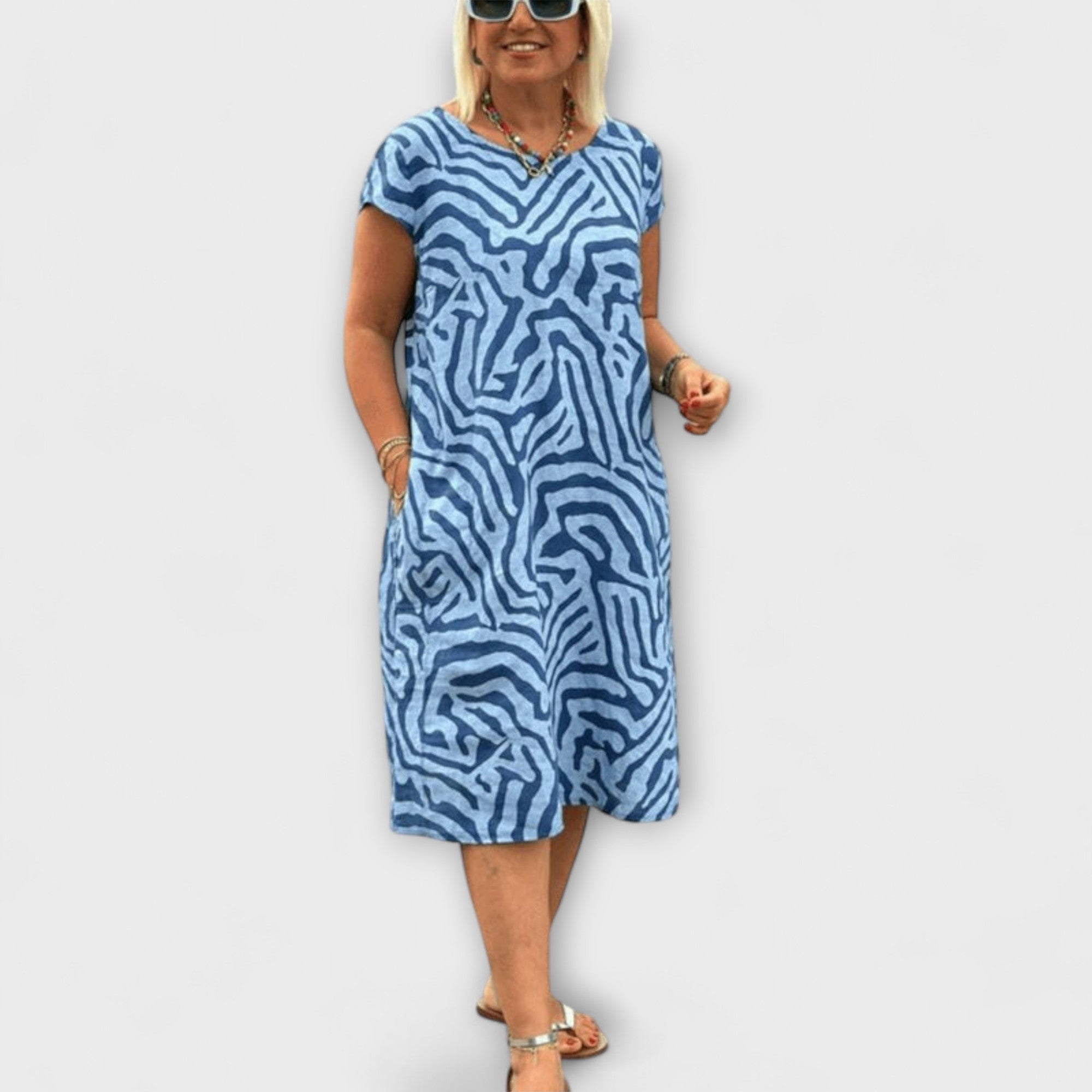 Nelia - Summer Dress with Beautiful Print