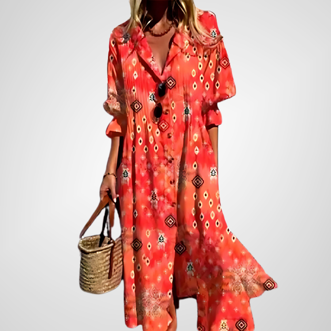 Odessa | Vestido floral colorido