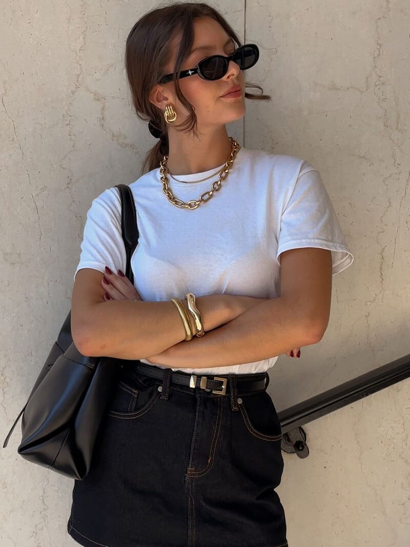 Mini pendientes de lazo