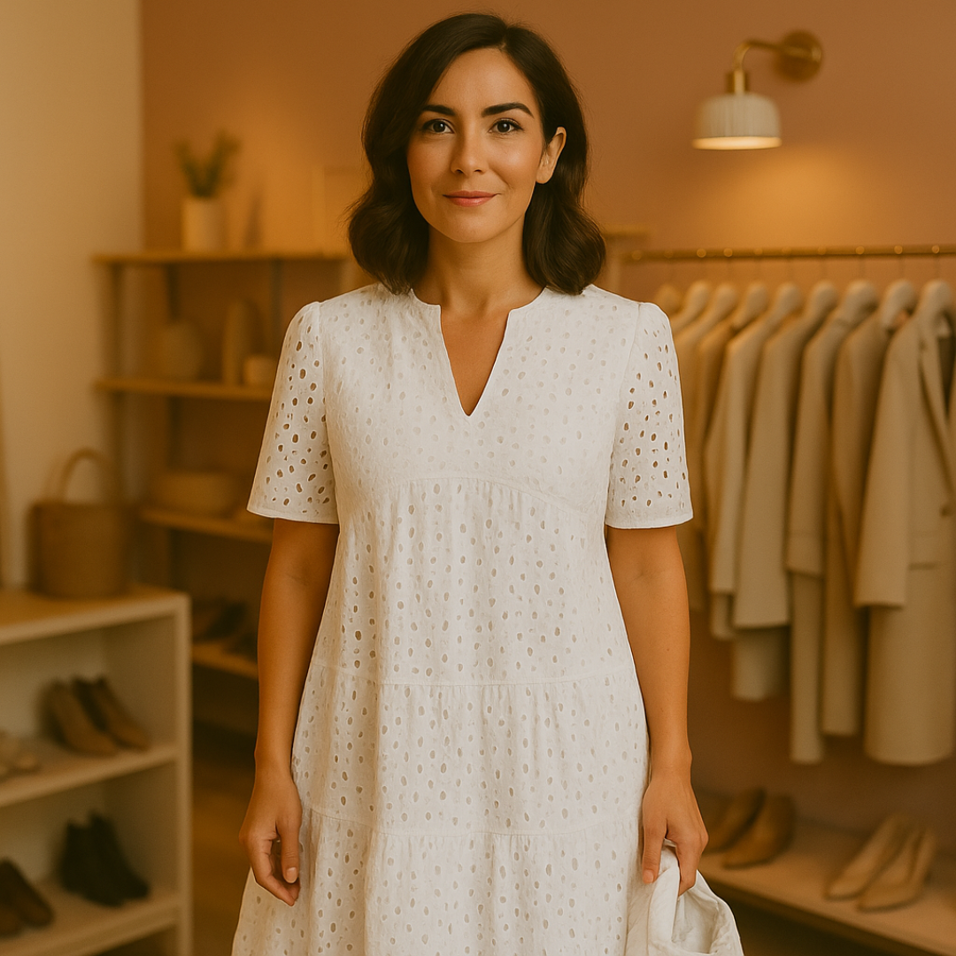 Lucia | Elegante vestido bordado