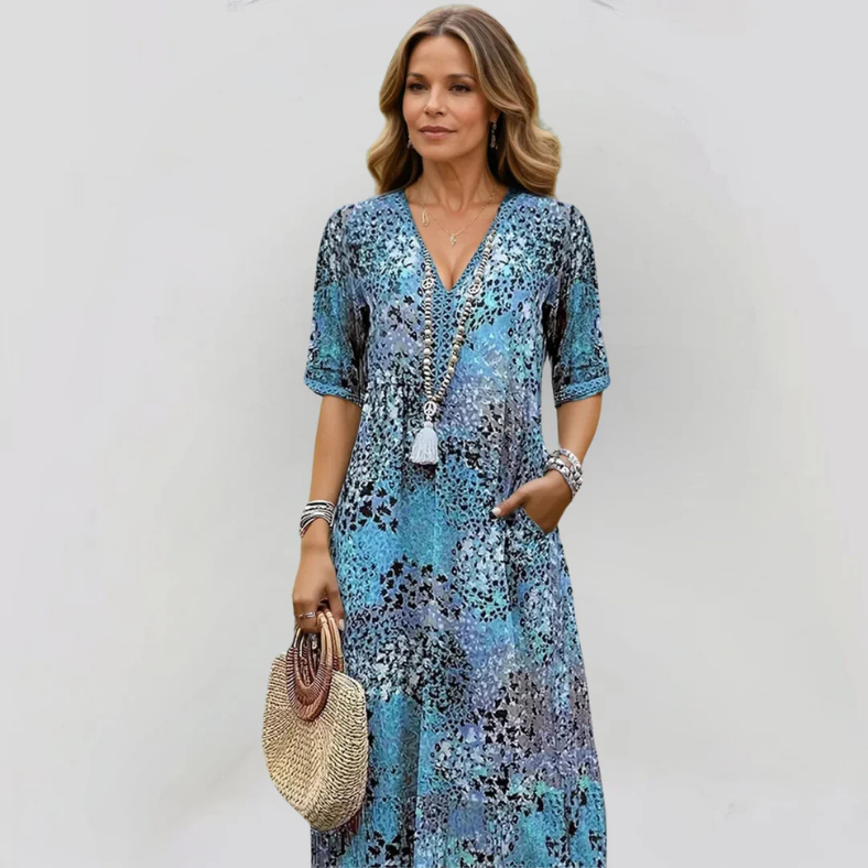 Clara | Vestido vivo de longitud media