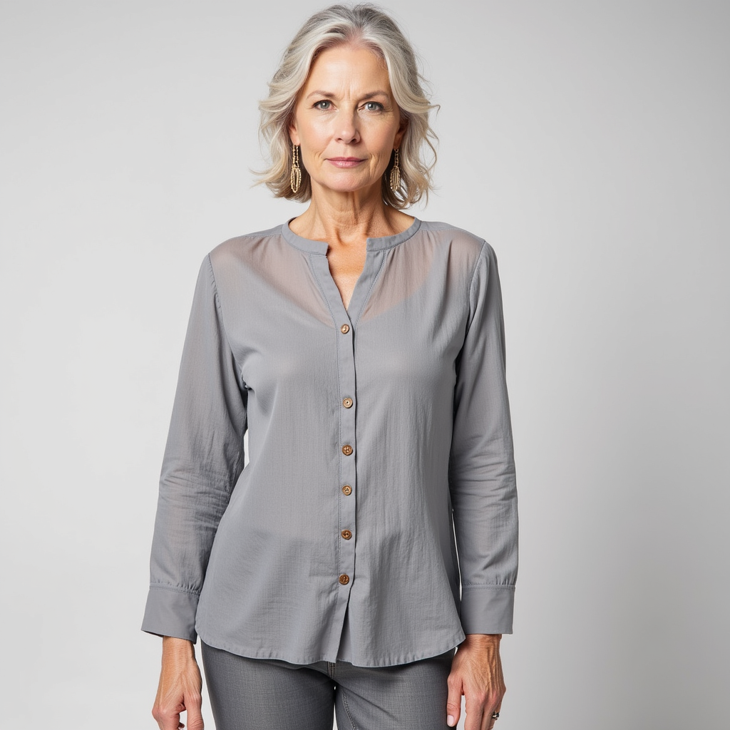Eirlys – Loose Fit Button-Up Shirt