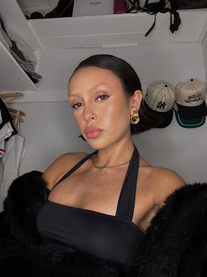 Mini pendientes de lazo