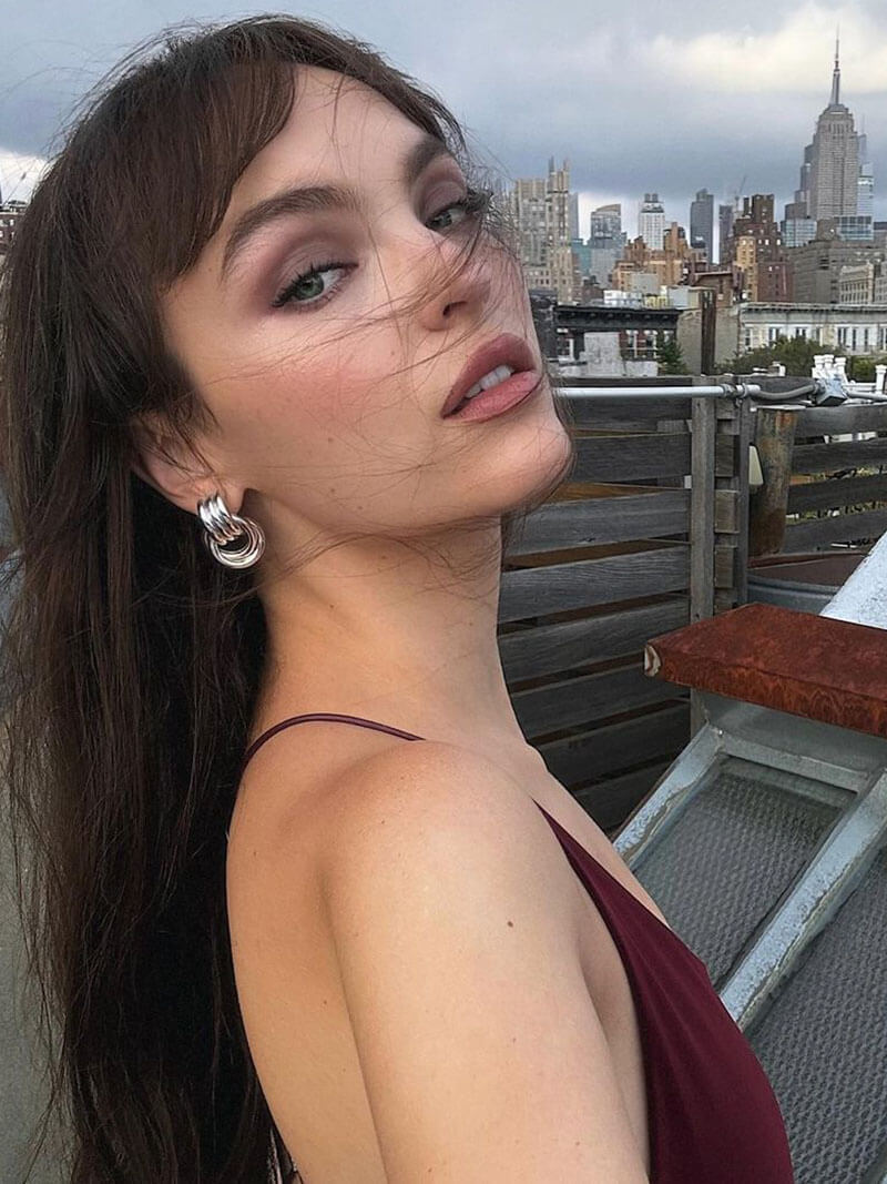 Mini pendientes de lazo